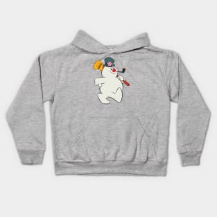 Frosty Got Himself A Real Pipe Kids Hoodie